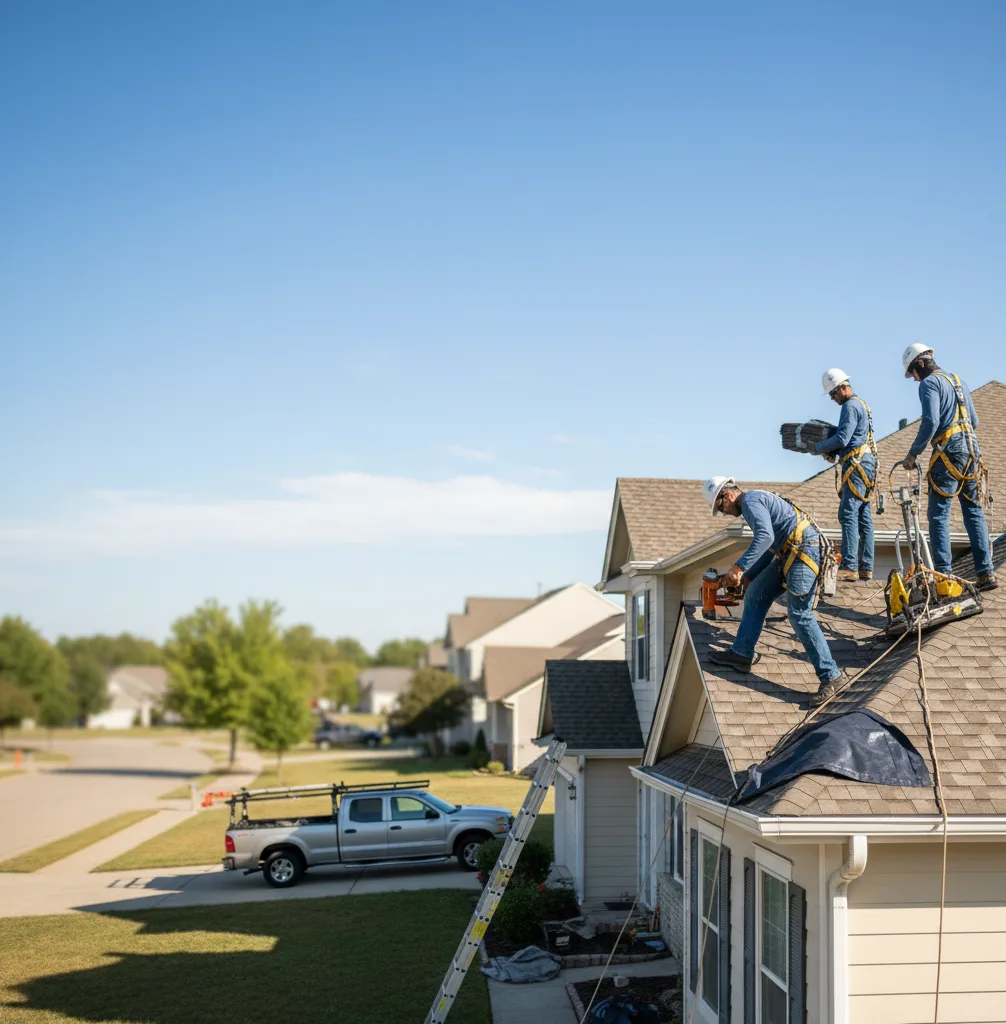 Flat Roof Repair in Ellinwood, KS